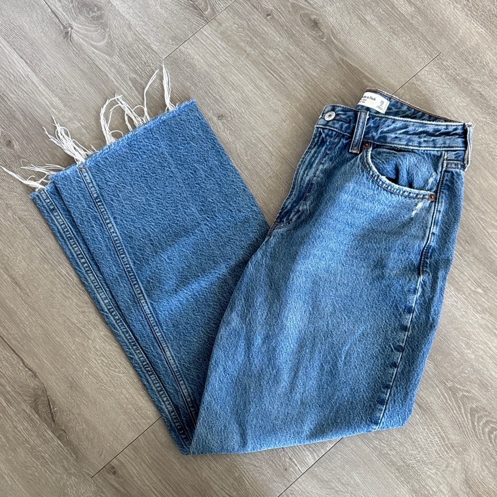 Abercrombie & Fitch Blue Flare Jeans